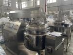 Chemical liquid soap making machine homogenizer mixer cosmetic heating stainless