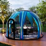 Outdoor sun and rain protection homestay automatic tent no dead Angle view PC
