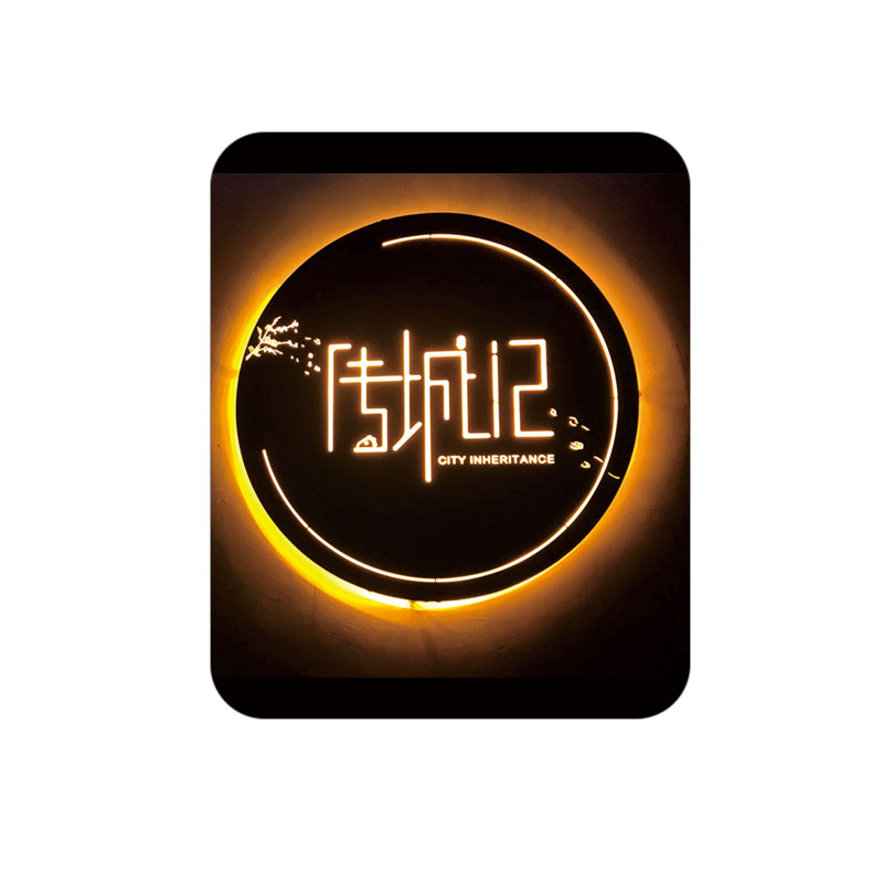 Made in China XinZhongRun supplier customized restaurant cafe LED lighting signs LED light box signs projection signs