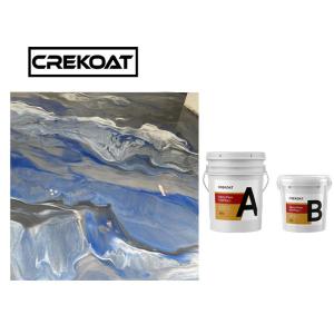 Quality Two Component AB Resin Metallic Epoxy Floor Coating Water Resistant wholesale
