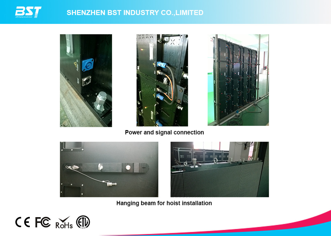 Ultral Thin Rental Led Display Screen Pixel Pitch 4mm Indoor Led Display Billboard
