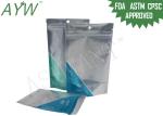 One Side Foil Mylar Bags Smell Proof For 1kg Tobacco / Weed Seeds