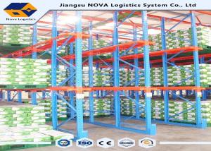 Quality Logistics Center Industrial Pallet Racking , Drive Through Racking System wholesale