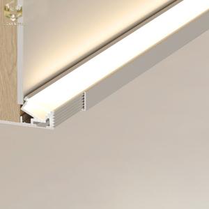 Quality Plasterboard Aluminium Led Strip Profile 30 45 Degree Angle wholesale