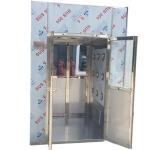 2 Person 2 Sides Stainless Steel Air Shower Cabin with Automatic Door and 3000W