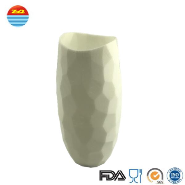 Colorful Large Collapsible Silicone Vase Pot Reusable And Cleaning Easily For