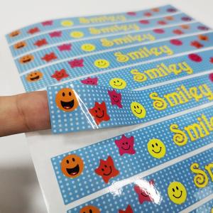 Quality Custom Printing Repositionable Self Adhesive Sticker Gloss Finishing wholesale