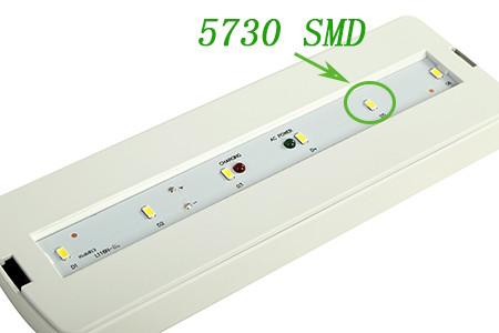 Battery Operated SMD LED Recessed Emergency Light For Industrial , 262mm×100mm