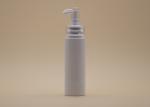 Acrylic Cosmetic Treatment Pumps , Clear Cap White Lotion Pump Silk Screen