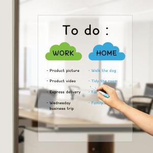 Quality Clear Adhesive Free Sticky Static Whiteboard Sheet In Roll For Office Use wholesale