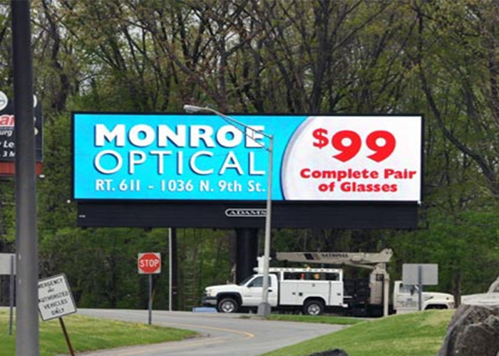 Energy Saving P10 P8 Commercial LED Signage Waterproof IP65 Wall Mounted