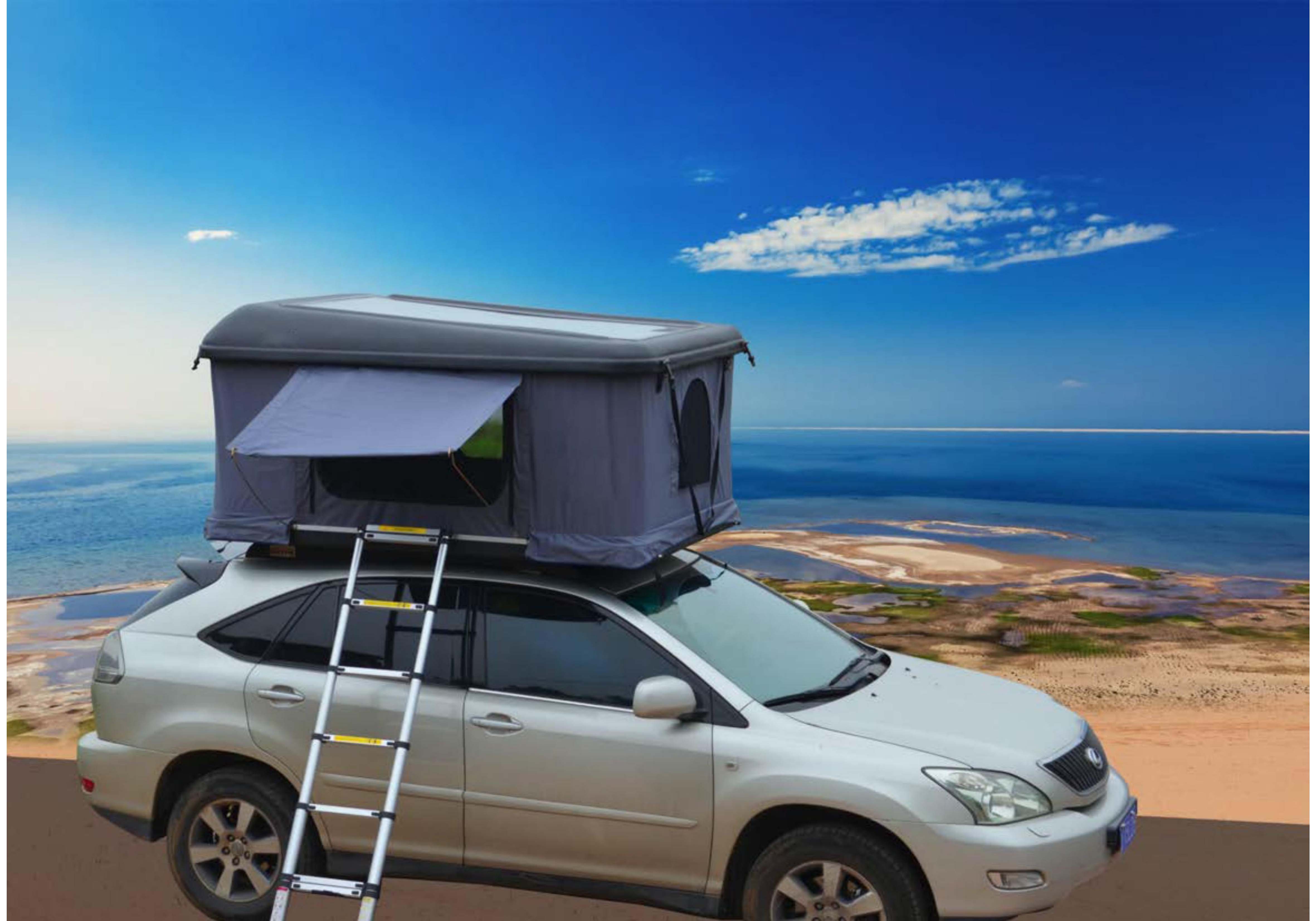 Waterproof Offroad Camper Rooftop Tent with One Bedroom Structure and Large Size