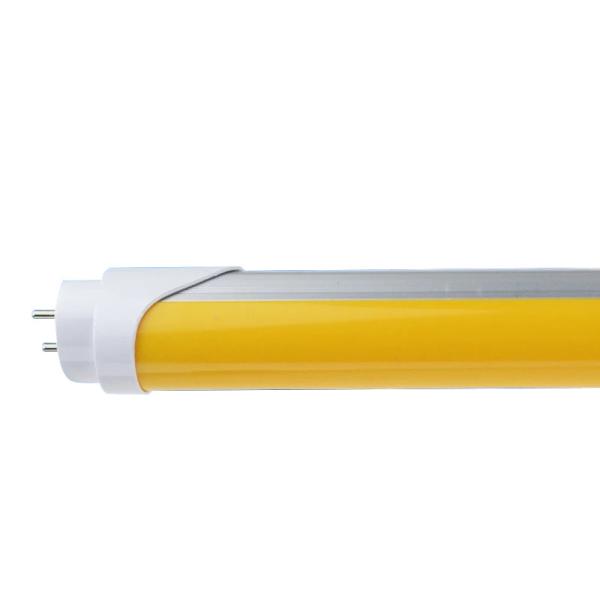 Wide Voltage T8 Anti-Mosquito LED Yellow Cover Light Triac Dimmable 20W 23W No