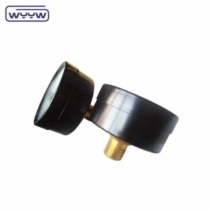 Quality air black steel back connection 1 1/2&quot; pressure gauge wholesale