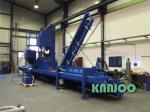 0.5m/Min Electric Roller Conveyor Shot Blasting Machine For Cleaning