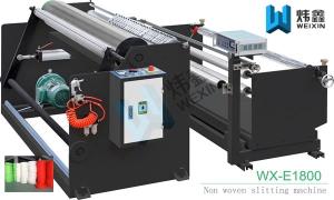 Quality Single Handed Operation Non Woven Fabric Slitting Machine With PLC Control wholesale