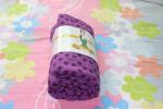 purple anti slip yoga mat towel