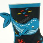 Flexible Non Slip Printed Rain Boots