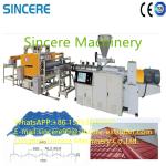 ASA PVC Composite Roof Plastic Sheet Extrusion Machine Tile Production Line