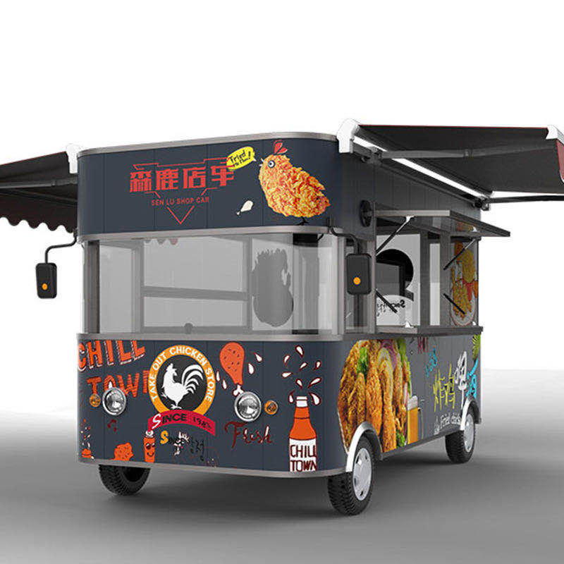 Low Investment Super Performance Food Truck in Europe 220V/380V Voltage