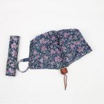 21 inch low costs promotional full color printing pongee 3 fold umbrella