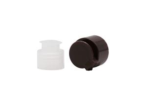 Quality 28mm Neck Cosmetics Plastic Screw Flip Top Cap Solid Packing wholesale