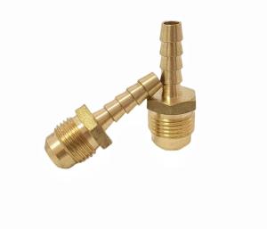 Quality 1/4 X 3/8 Hose Barb To Male Flare Adapter Brass Fitting wholesale