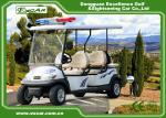 4 Seater Electric Golf Cart For Security Cruise Car With Caution Light