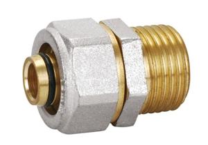 Quality Brass Pex-al-Pex fitting PF5002 Male Straight Union wholesale