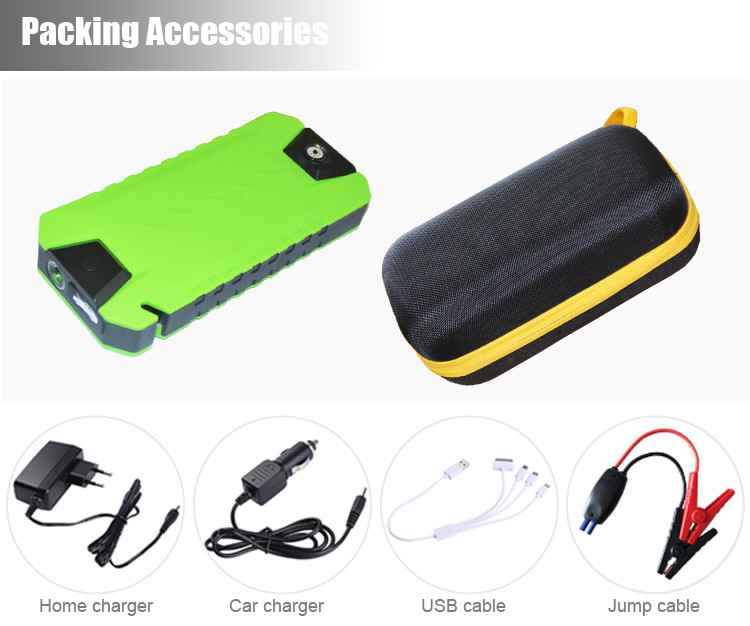 LED Light Mini 12v Jump Starter 20400mAh / Portable Battery Booster