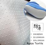150gsm Thickness Polyester Twill Silicone Dot Coated Fabric for Baby Shoes and