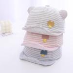 Summer Cotton Baby Hats Cute Casual Striped Soft Eaves Baseball Cap Baby Boy