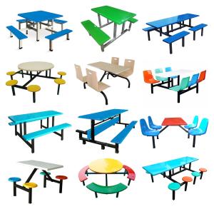 Quality Restaurant Fast Staff Fiberglass Dining Table wholesale