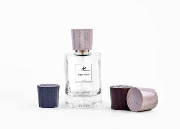 Recyclable Conic Shaped Wooden Perfume Cap & Closure For FEA 15 Perfume Bottle