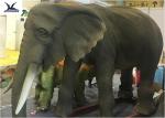 Playground Zoo Decoration Lifelike Animatronic Animal Models Elephant Statues