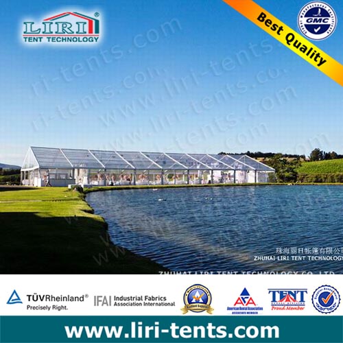Popular clear roof marquee 20*25m for 400 people wedding party