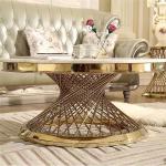Functional Hotel Circular Granite Top Tea Table OEM ODM