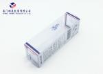 Eco Friendly Materials Clear PVC Packaging Boxes Hang Strip On Middle Of Top