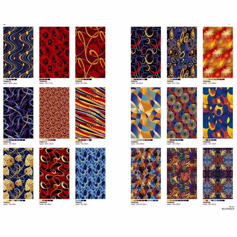 Polypropylene material 3d wilton carpet for casino