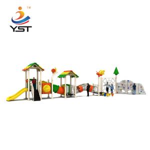 Quality Kids Outdoor Playground Equipment Large Plastic Combined Slide Tube Sets wholesale