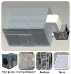 Energy saving food heat pump dryer/tomato air dryer oven with CE