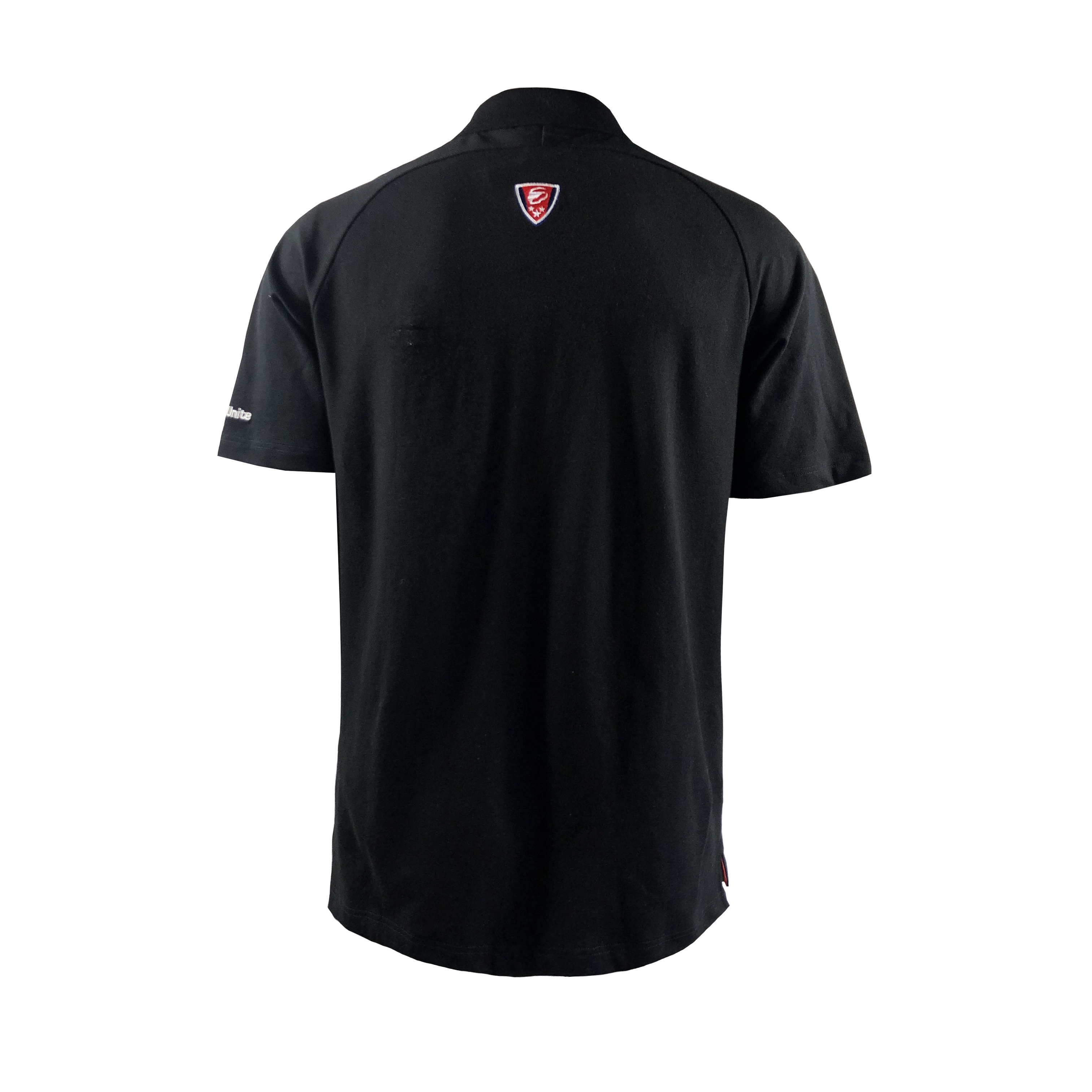 Sports Wear Type Men's Polo Shirts Quick Dry Custom Logo Team Game Short Sleeve Black