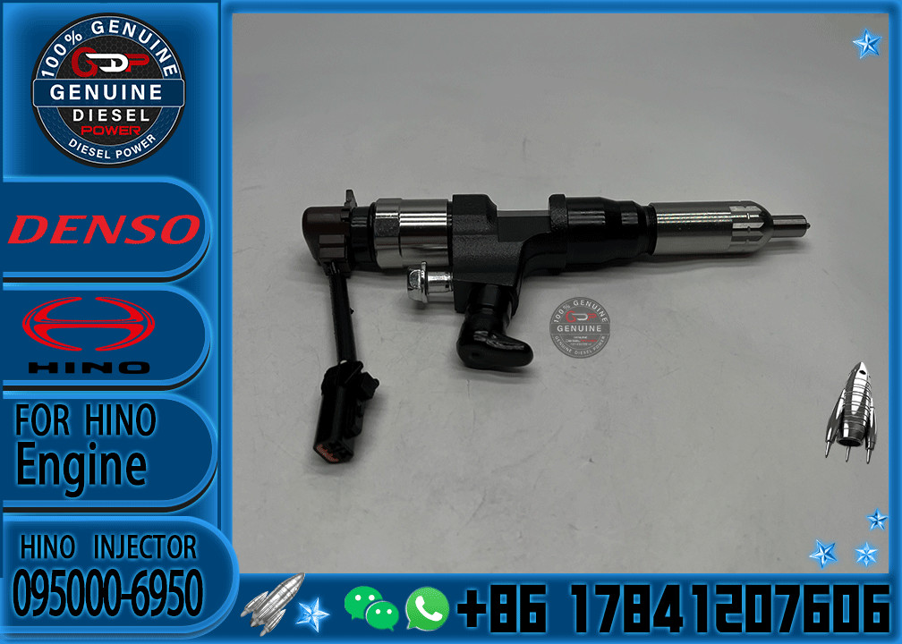 Diesel common rail injector 26370-E0330 9709500-695 095000-6951 0950006950 095000-6950 for J05C J05D diesel injector
