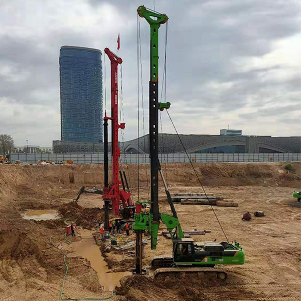80kNM Hydraulic Rotary Drilling Rig Small Bore Multifunctional Excavator Screw Pile