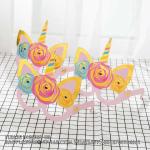 Hot Stamping Unicorn Themed Children'S Birthday Suit Party Supplies Creative