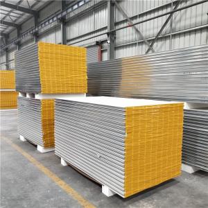 Quality 50mm greywhite mgo sandwich panels with 11 wind resistance for clear room wholesale