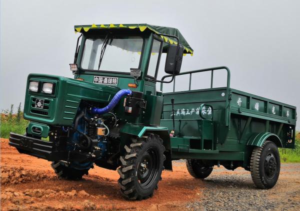 Cheap Customized Size Mini Off Road Dump Truck Full Hydraulic / Articulated Body Equal wheel tractor for sale