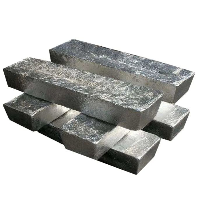 Light Silver White Pure Magnesium Ingot 99.95%