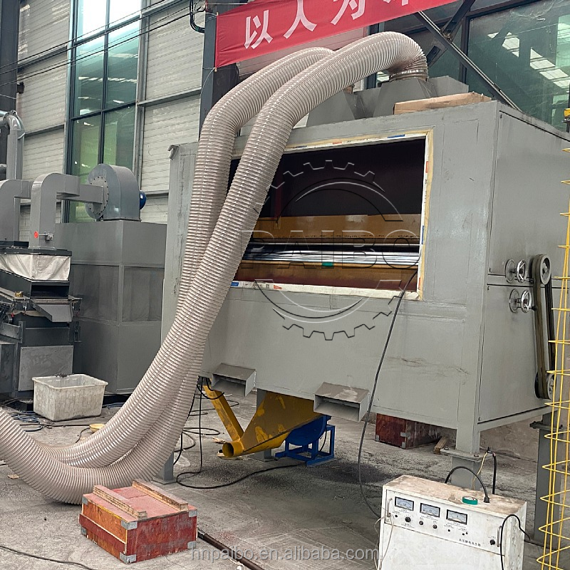 Electrostatic Separator for Plastic Rubber Silicon Separation in Machinery Repair Shops