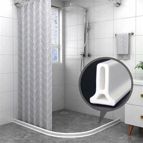 Silicone Flood Barrier for Easy Installation on Kitchen and Bathroom Countertops